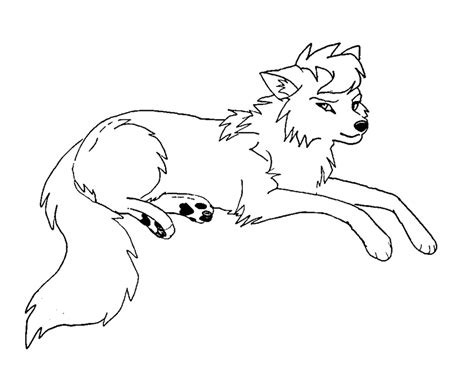 She Wolf Lineart By The1andonlyraven On Deviantart