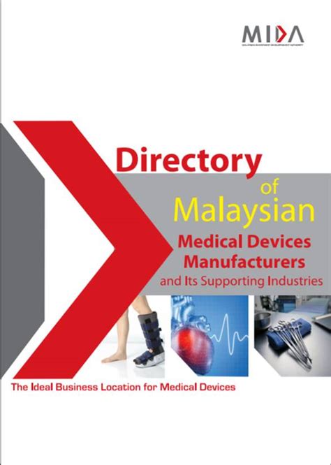 Directory Of Malaysian Medical Devices Manufacturers And Its Supporting