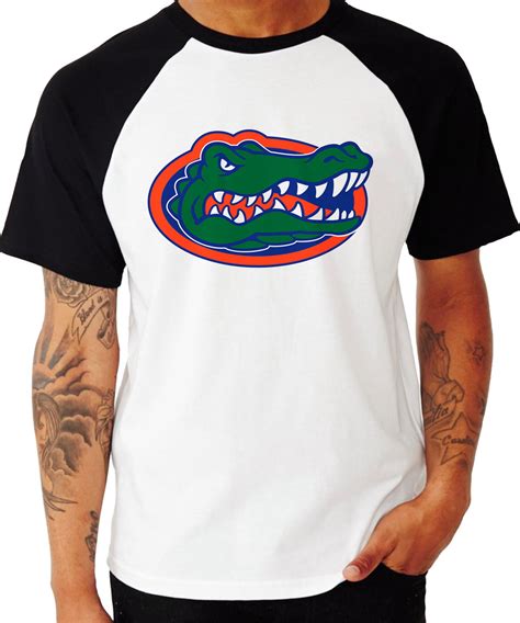 Camiseta Florida Gators College Football Raglan Elo7