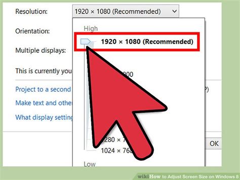 It opened to take up half of the screen, pressed it again and it back to when it first opened. How to Adjust Screen Size on Windows 8: 6 Steps (with ...