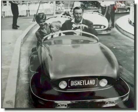 Walt Disney Daughter Diane Grandson Walt E Disney Miller 1955 Autopia