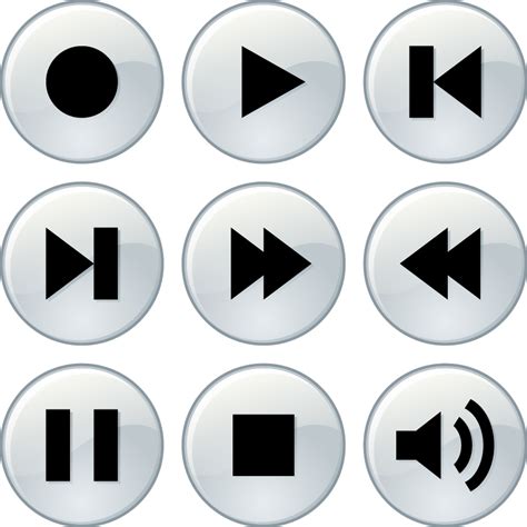 Music Player Buttons Png 10 Free Cliparts Download Images On