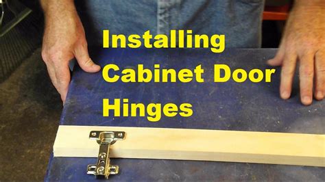 How To Attach Hinges On Cabinet Doors