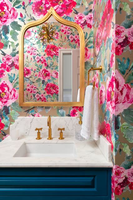Jewel Box Powder Rooms Transitional Cloakroom San Francisco By