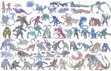 Every Anteverse Pacific Rim Monsters Part 1 By Giganus On Deviantart