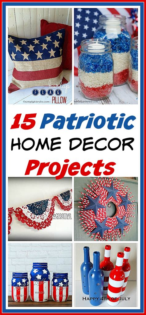Make a patriotic rag wreath out of. 15 Creative Patriotic DIY Home Decor Projects- A ...