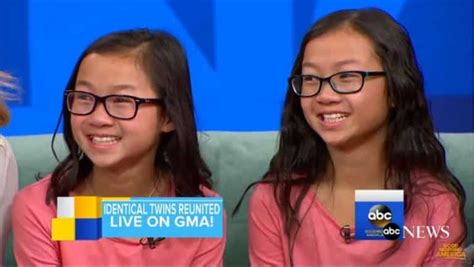 Chinese Twin Sisters Adopted By Different Us Families Finally Meet For
