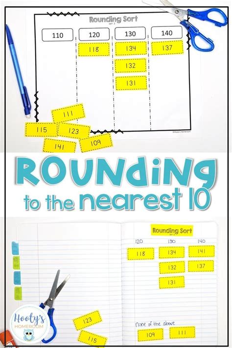 In this coloring math worksheet, your child will find the group that has 1 more item than the other group and will be introduced to adding 1. Rounding to the Nearest 10 | Hooty's Homeroom in 2020 | Upper elementary math, Kindergarten math ...