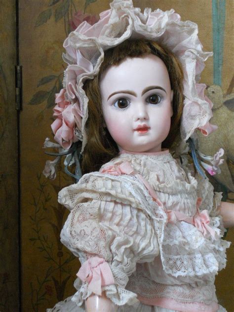 Most Beautiful Childlike French Doll Dress With Bonnet French