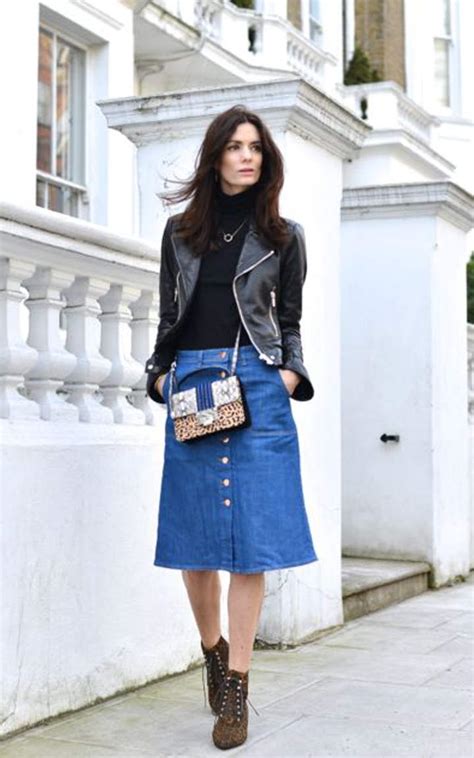 How To Wear The Front Button Skirt
