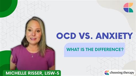 Ocd Vs Anxiety What Is The Difference Youtube