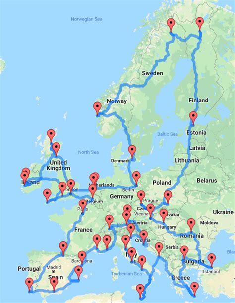 Heres How To Map An Epic European Road Trip The Points Guy