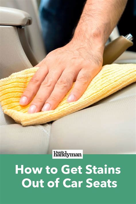 When removing mold from vents, you will need to have some specific tools on hand. How to Get Stains Out of Car Seats | Cleaning hacks, House ...