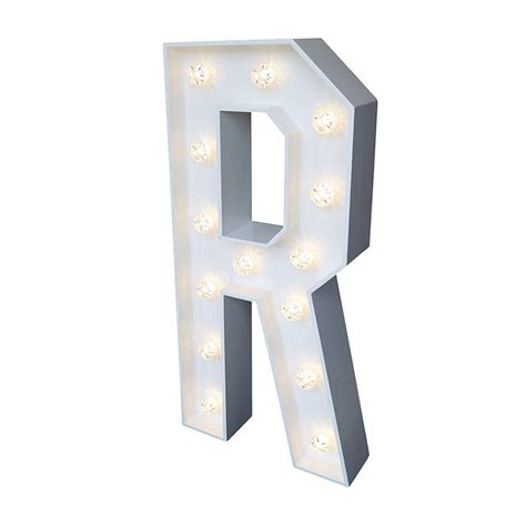 R Light Up Letter Veo Events