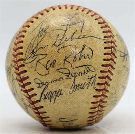 1967 Boston Red Sox Team Signed Psa Autograph Baseball Mlb Champs Coa