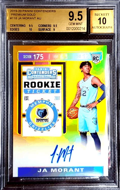 If you want, sell card to gamemaster for money and usually profit. Ja Morant Rookie Card - Checklist and Investment Advice (Best Cards) | Gold Card Auctions