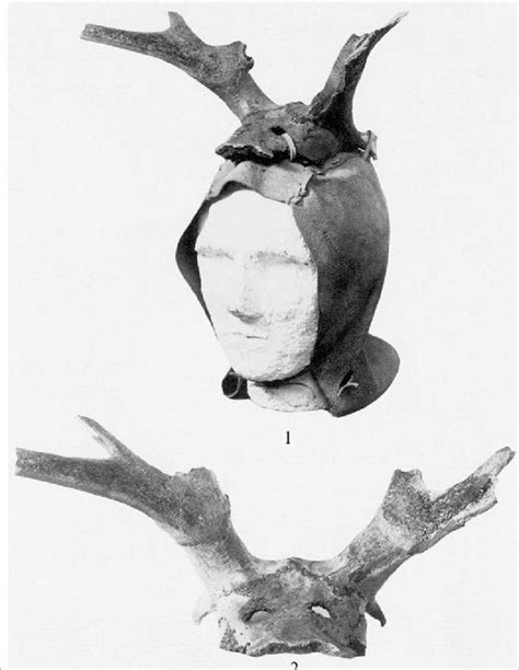 Deer Frontlet From Star Carr And A Reconstruction Of The Headdress