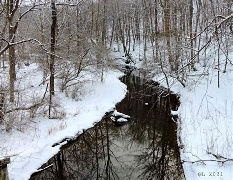 I Love How The Snow Accents The Stream Snowy Pictures Photos Grimm
