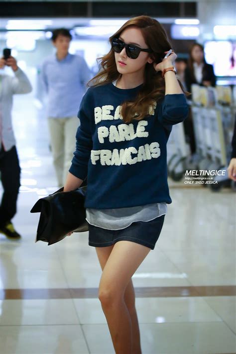 Airport Fashion Snsd Jessica Official Korean Fashion