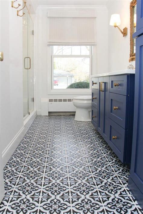Flooring Tile 21st Century Tile Braga 8x8 Blue Grout White