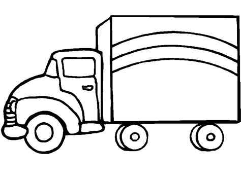 40 Free Printable Truck Coloring Pages Download