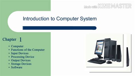 Introduction To Computer System Class 6 Chapter 1 Youtube