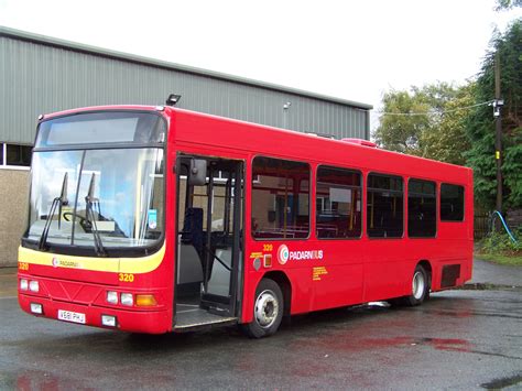 Padarn Bus 320 Volvo B6LE at Llanbers Blue Bus, Red Bus, Manchester