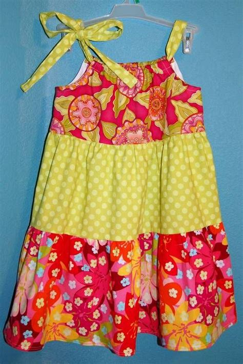 Cutesy Tiered Dress Little Girl Dress Patterns Cute Little Girl