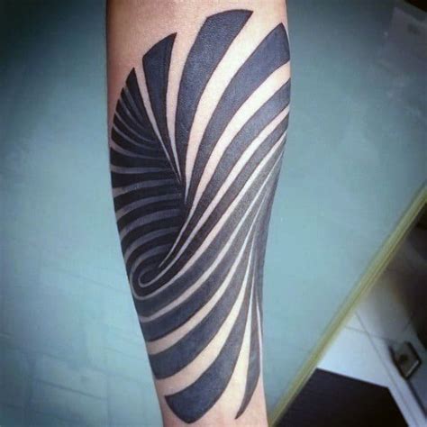 But as an optical illusion it is a winner. 100 Optical Illusion Tattoos For Men - Eye Deceiving Designs