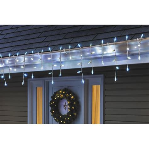 Holiday Time Led 500ct Cool White Icicle White Wire