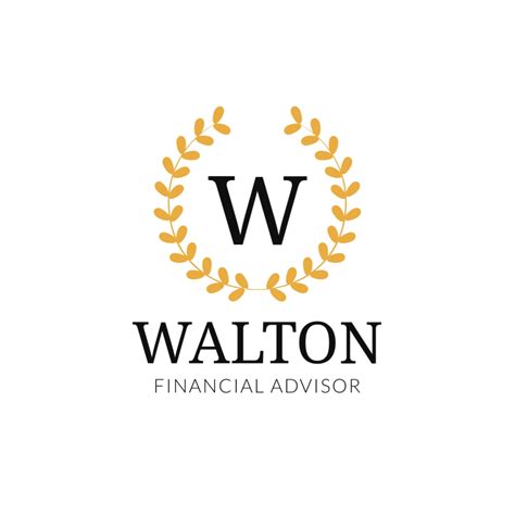 Financial Advisor Logo Template Visme