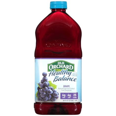Old Orchard Healthy Balance Grape Juice 64 Fl Oz