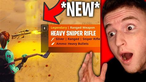 New Heavy Sniper Coming To Fortnite Amazing Youtube