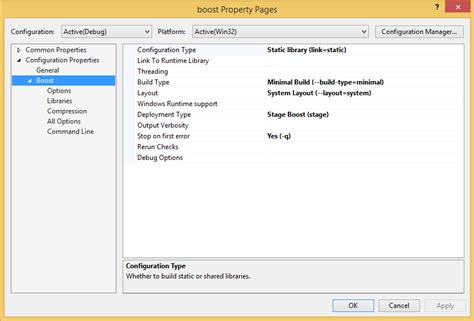 Building And Configuring Boost In Visual Studio Msbuild Codeproject