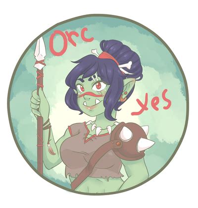 Dwarves Vs Elves Orc Sticker IndiDere Art Online Store Powered By