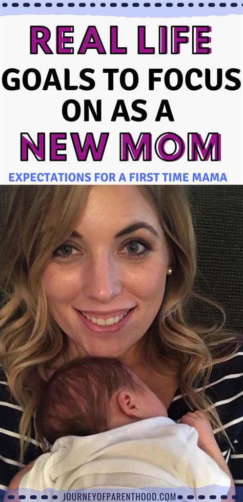 First Time Moms This Is For You Here Are The Goals You Really Need To Focus On In The First