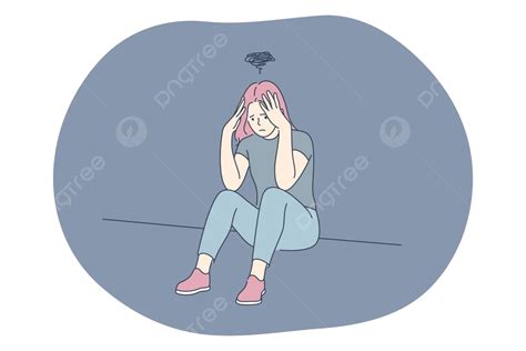 Sadnessmental Depressionbad News Concept Problem Frustration Anxiety
