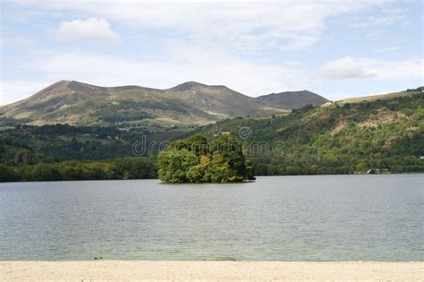 The Chambon Lake Auvergne In France Stock Photo Image Of Tree