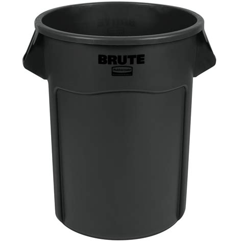 Rubbermaid Brute Gallon Black Executive Round Trash Can