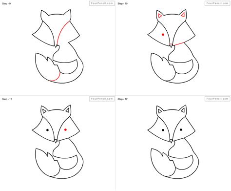 Fpencil How To Draw Fox For Kids Step By Step