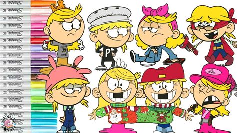 The Loud House Coloring Book Compilation Best Of Lana And Lola Loud