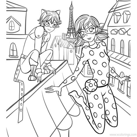 Miraculous Ladybug Coloring Pages Sabrina Raincomprix And Chloe