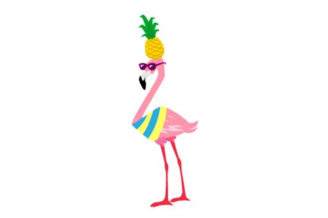 Summer Flamingo Svg Cut File By Creative Fabrica Crafts · Creative Fabrica