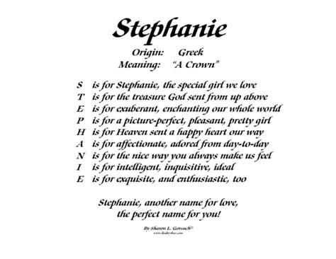 Meaning Of Stephanie Lindseyboo