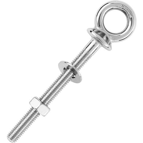 Forge Style Marine Stainless Steel X Turned Eye Bolt Nut