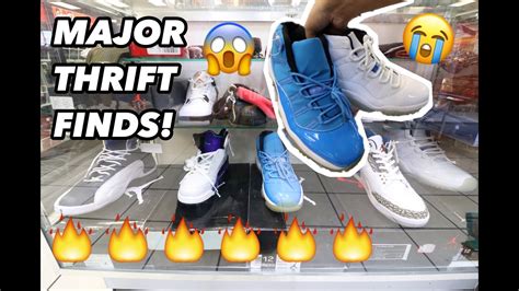 Who Donated All These Sneakers Trip To The Thrift Youtube