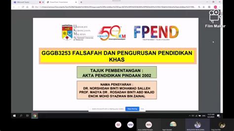 Pengenalan merupakan lanjutan dan pembaharuan dari akta pelajaran 1961. AKTA PENDIDIKAN 1996 Pindaan 2002 - YouTube