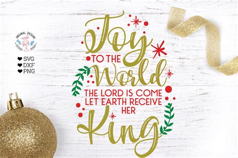 Joy To The World The Lord Is Come Decorative Illustrations ~ Creative