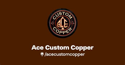Ace Custom Copper Twitter Instagram Facebook Tiktok Linktree