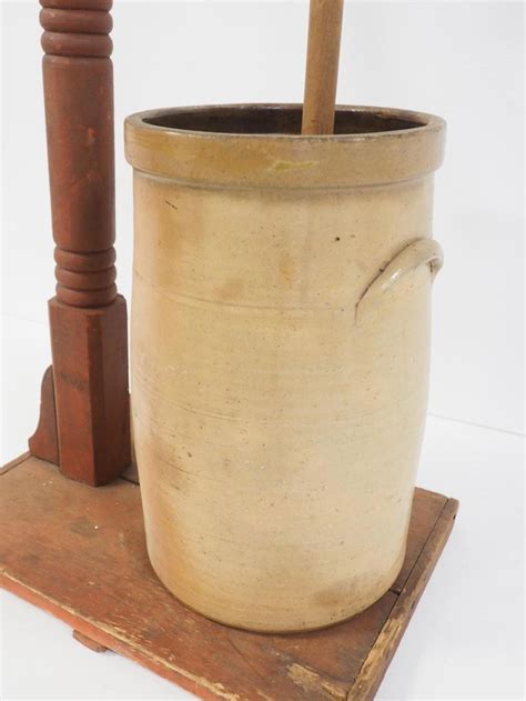 Sold Price Pump Style Butter Churn With 5 Gal Crock January 5 0119 900 Am Est